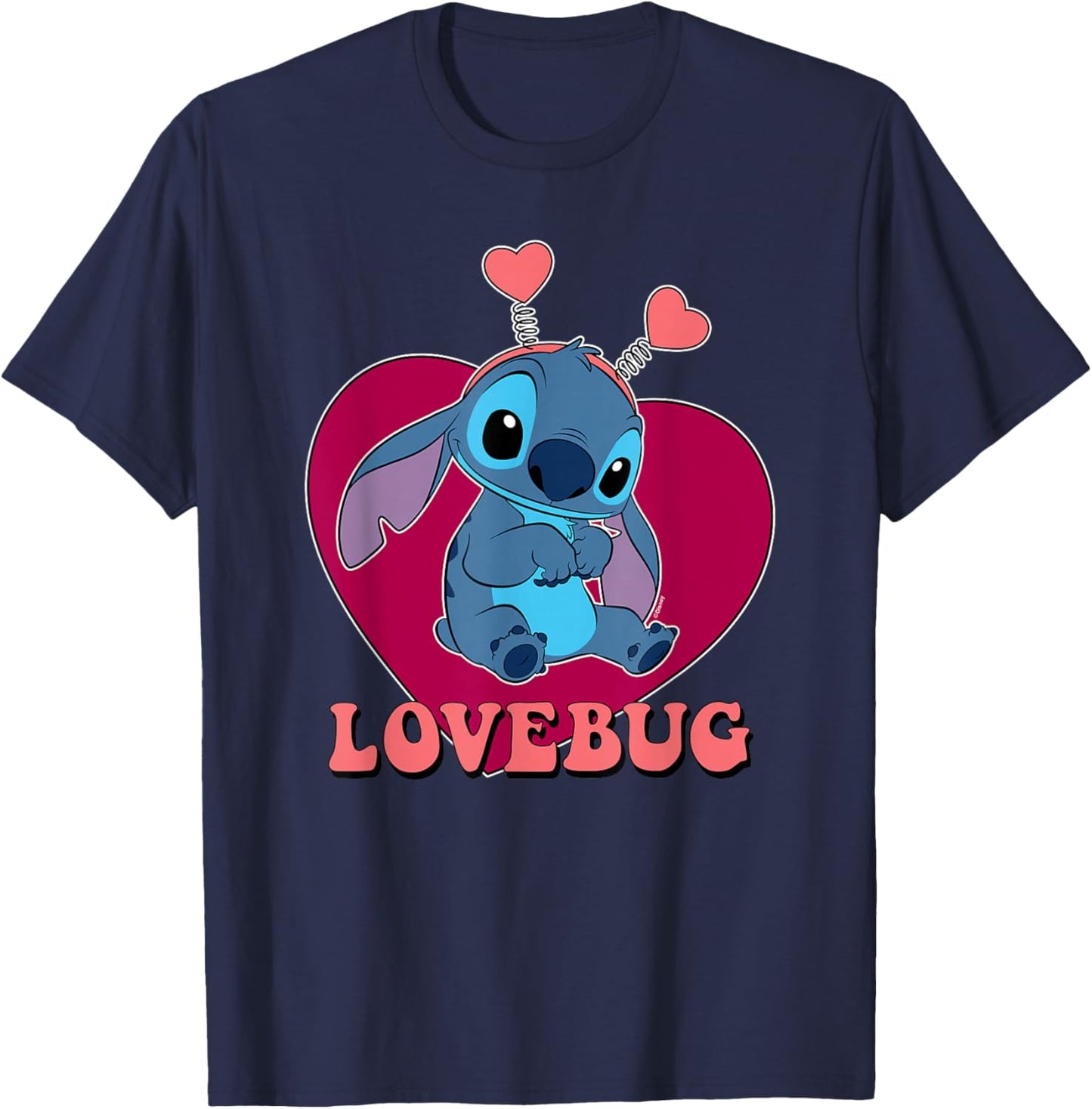 Lilo and Stitch - Lovebug Stitch T-Shirt - T-Shirt | Navy