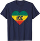 Vintage Reggae Irie Feel - Jamaican Rasta Roots Reggae T-Shirt - T-Shirt | Navy