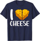 Funny Cheese Art Women Cottage Ricotta Cheese Lovers T-Shirt - T-Shirt | Navy