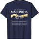 CNC Machinist I Creation of Adam CNC Operator Tools Machine T-Shirt - T-Shirt | Navy
