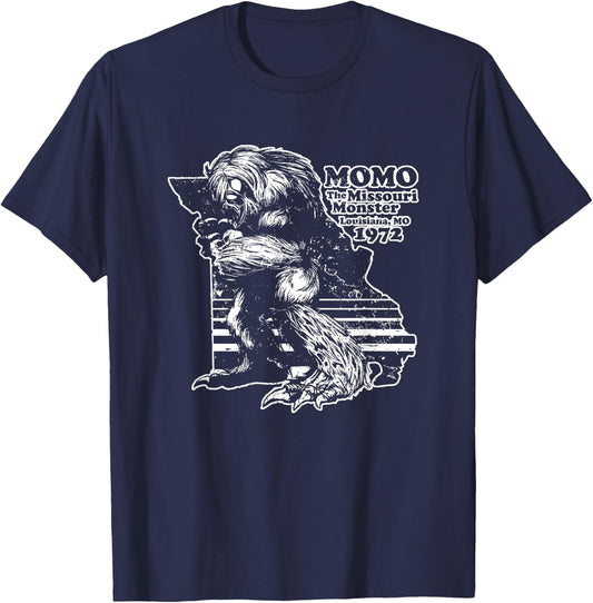 Momo The Missouri Monster T-Shirt - T-Shirt | Navy