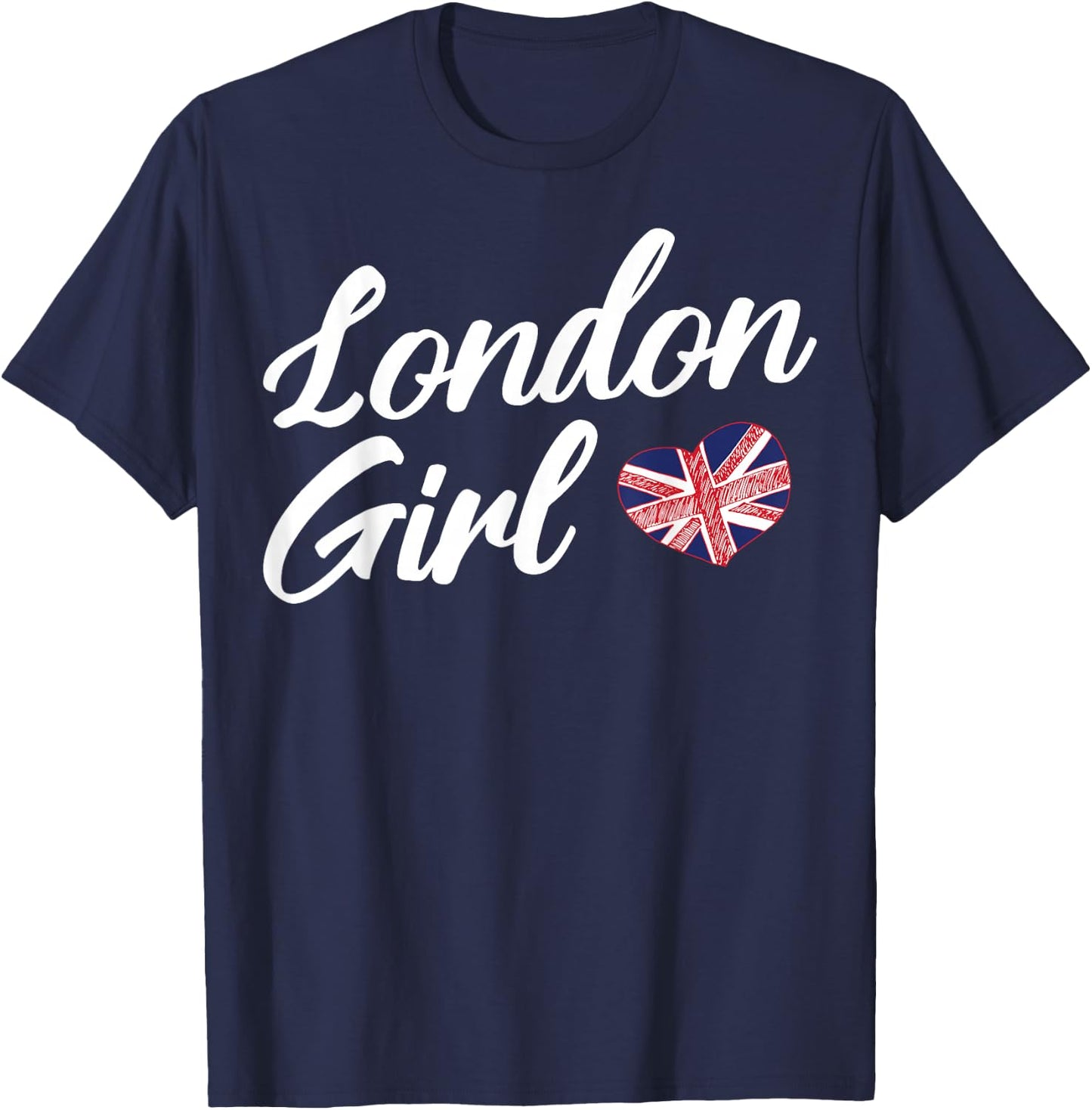 London Girl United Kingdom London T-Shirt - T-Shirt | Navy