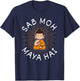 Sab Moh Maya Hai Meditation Hindi Slogan T-Shirt - T-Shirt | Navy