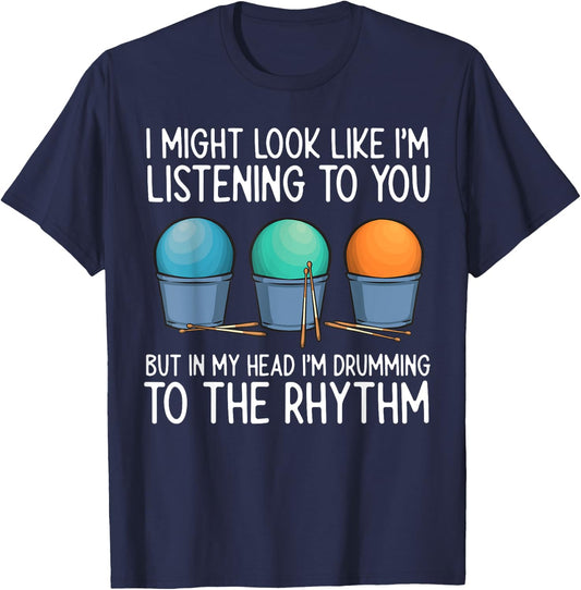Cardio Drumming Gym Fitness Class Workout T-Shirt - T-Shirt | Navy