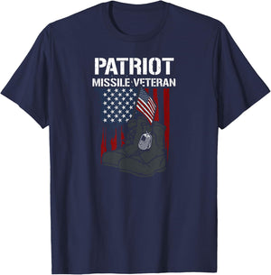 Honor: Patriot Missile Veteran - Memorial Day T-Shirt - T-Shirt | Navy