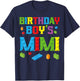 Master Builder Birthday Boy's Mimi Building Bricks Blocks T-Shirt - T-Shirt | Navy