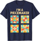 Funny Quilting Designs Girls Quilt Lover Knitting T-Shirt - T-Shirt | Navy
