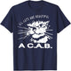 All Cats Are Beautiful A C A B Cats Love T-Shirt - T-Shirt | Navy