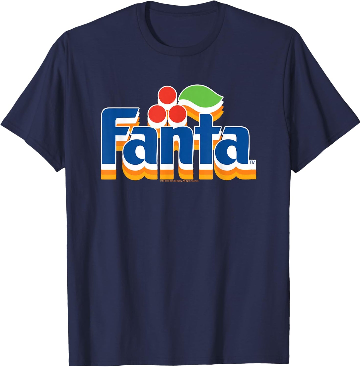 Coca-Cola - Stacked Fanta Logo T-Shirt - T-Shirt | Navy