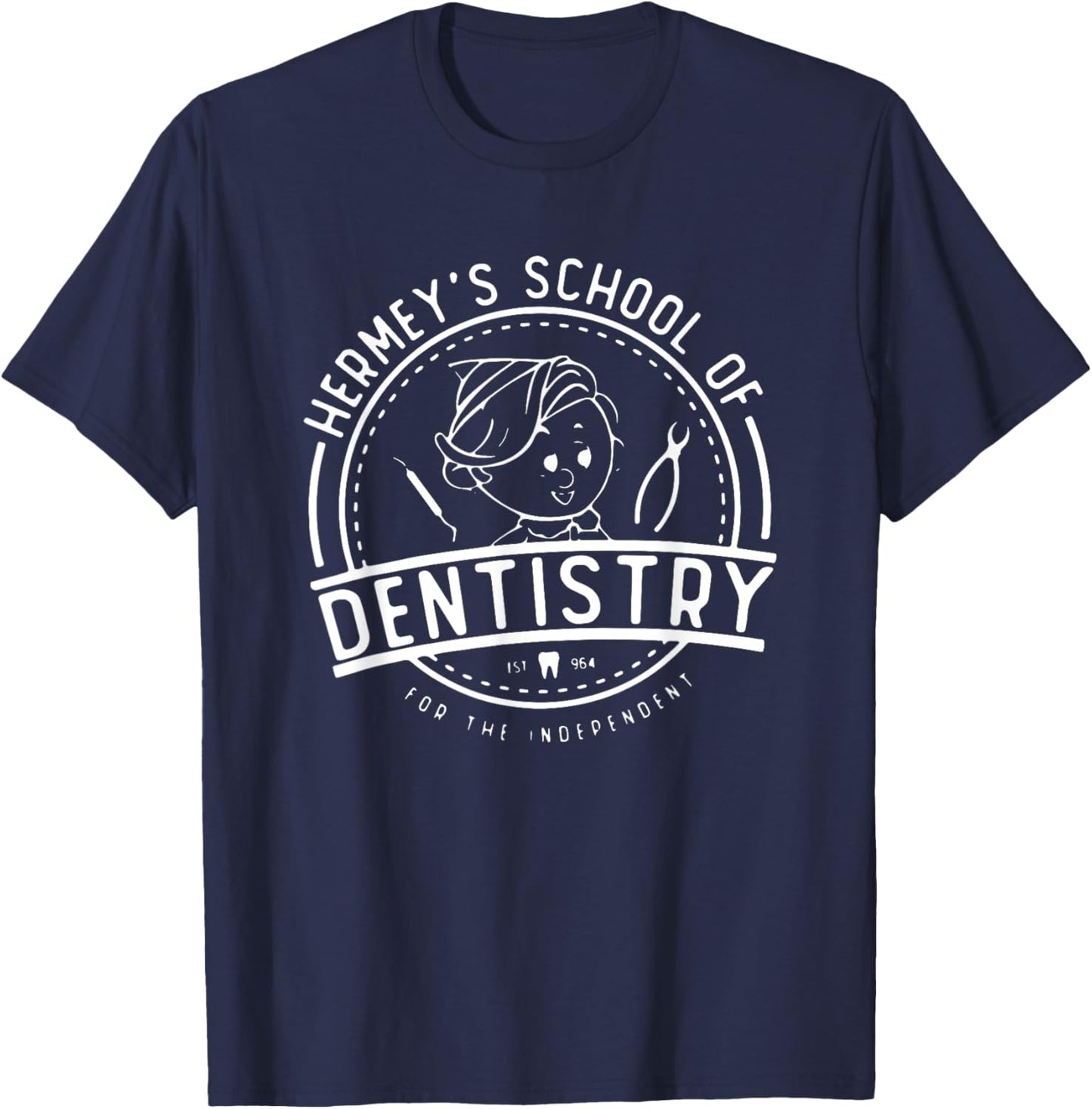Hermey’s School of Dentistry Christmas Dental Hygienist T-Shirt - T-Shirt | Navy