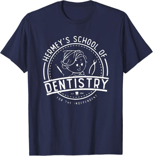 Hermey’s School of Dentistry Christmas Dental Hygienist T-Shirt - T-Shirt | Navy
