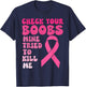 Breast Cancer Awereness Supporter, Fighter & Survivor Women T-Shirt - T-Shirt | Navy