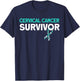 Cervical Cancer Survivor T-Shirt - T-Shirt | Navy