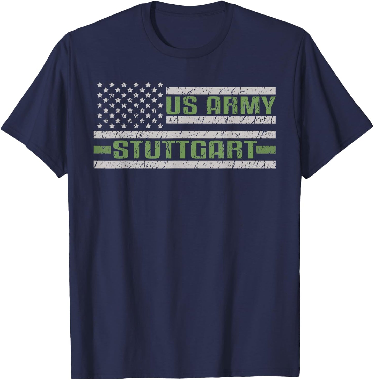 Stuttgart US Military Installation Army Base T-Shirt - T-Shirt | Navy