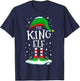 The King Elf Christmas Family Matching Xmas Funny Men Boys T-Shirt - T-Shirt | Navy