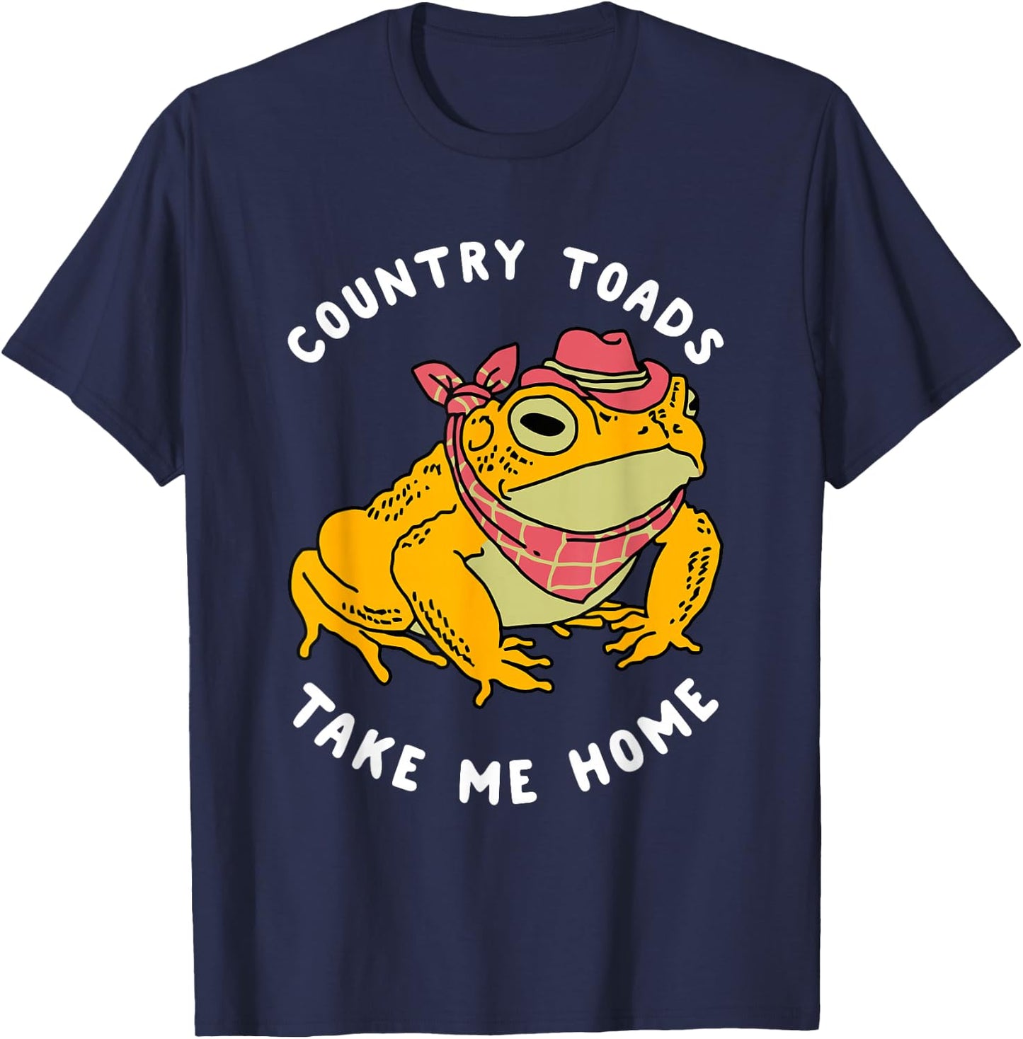 Country Toads Take Me Home Apparel T-Shirt - T-Shirt | Navy