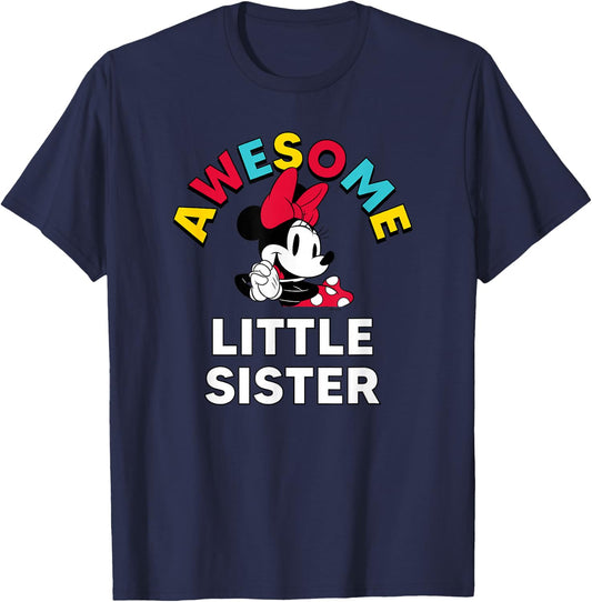 Disney - Awesome Little Sister T-Shirt - T-Shirt | Navy