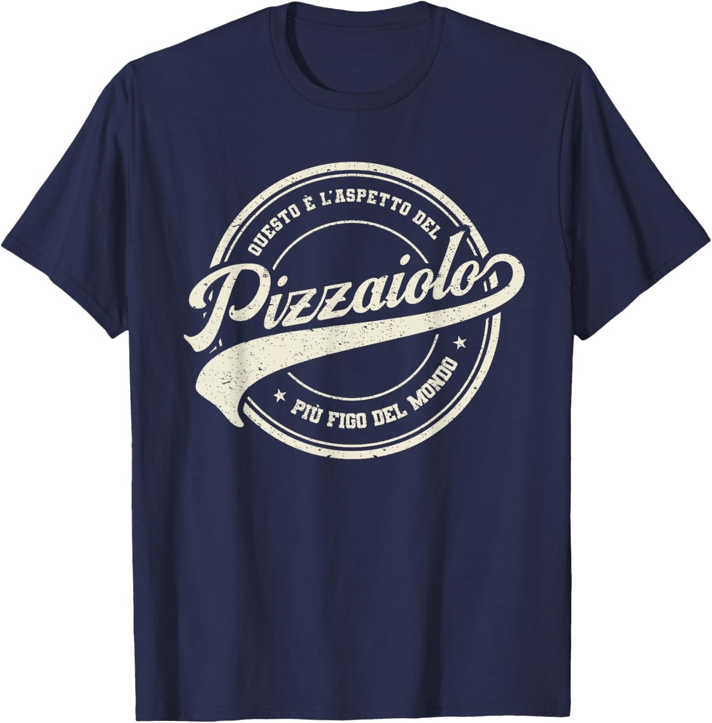 Coolest Pizzaiolo in the World Pizzaiolo T-Shirt - T-Shirt | Navy
