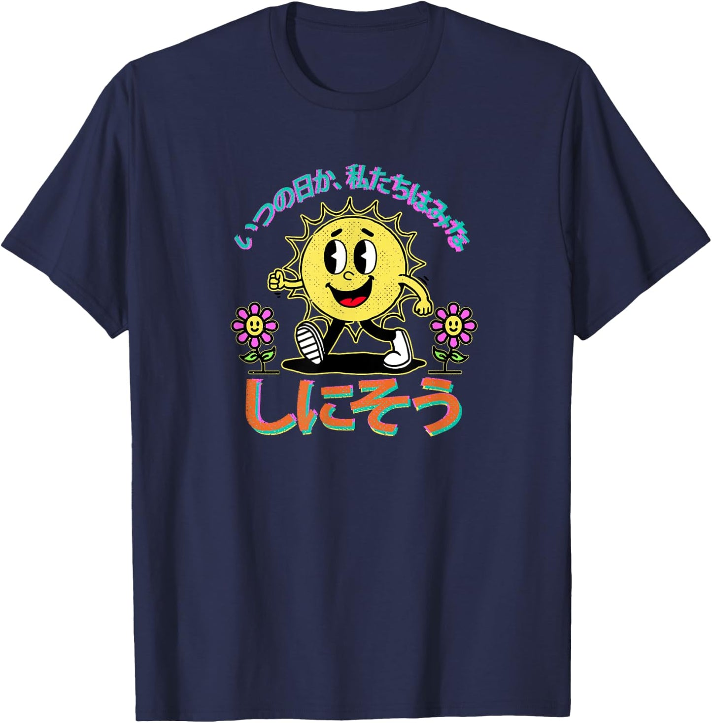 Someday We'll All Be Dead Dark Humor Existential Dread Retro T-Shirt - T-Shirt | Navy