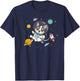 Funny Kawaii Kid Boys Space Astronaut Blue Merle Corgi Lover T-Shirt - T-Shirt | Navy