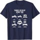 Things I Do In My Spare Time Funny Motorcycle Rider T-Shirt - T-Shirt | Navy