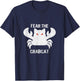 Fear the Crabcat - Funny Cryptid Cryptozoology Vintage Men Women Girls Kids T-Shirt - T-Shirt | Navy