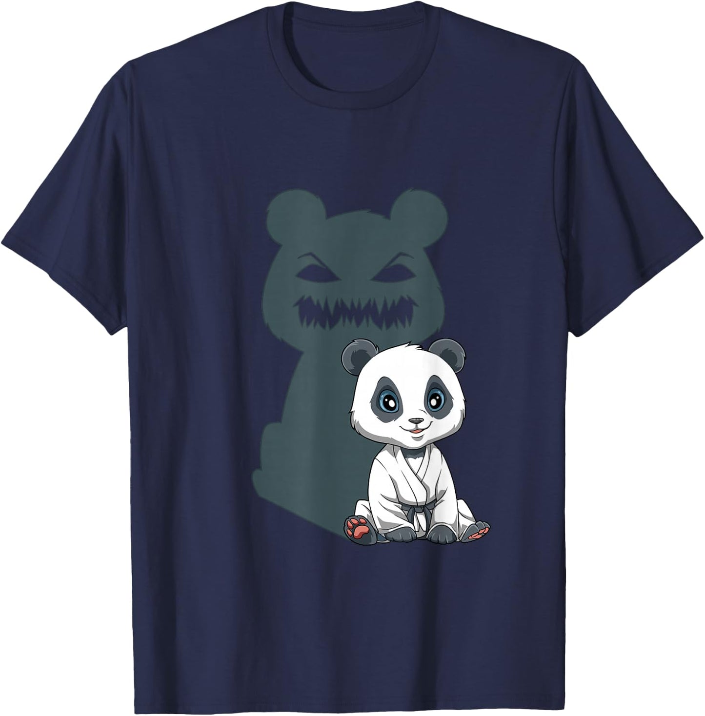 Funny BJJ Panda - Brazilian Jiu Jitsu Grappling T-Shirt - T-Shirt | Navy