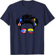 Ecuadorian And Puerto Rican Rico Ecuador Flag Baby Girls T-Shirt - T-Shirt | Navy