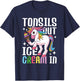 Tonsils Out Ice Cream in - Tonsillectomy Survivor Recovery T-Shirt - T-Shirt | Navy