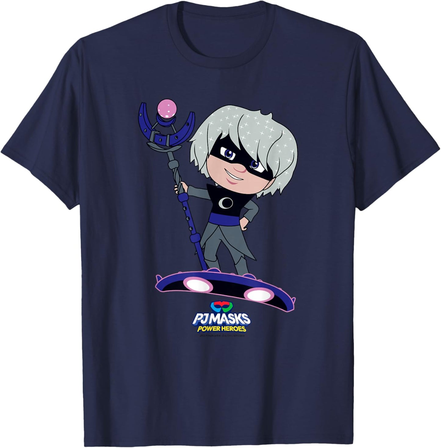 PJ Masks Luna Girl Night Time Villain Luna Board Portrait T-Shirt - T-Shirt | Navy