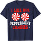 I Like Her Peppermint Candies Couples Matching Christmas T-Shirt - T-Shirt | Navy