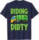 Recycling Trash Garbage Truck Kids Men Riding Dirty Vehicle T-Shirt - T-Shirt | Navy