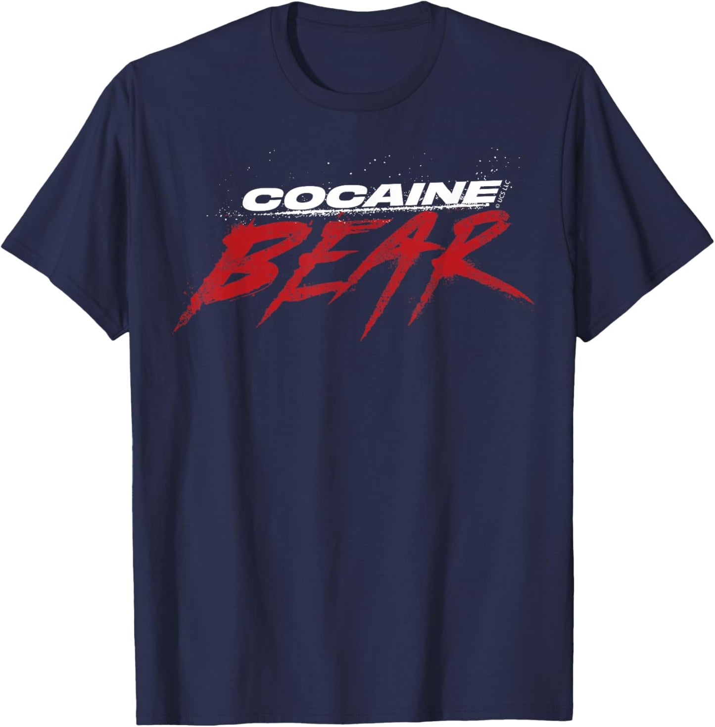 Cocaine Bear Logo T-Shirt - T-Shirt | Navy