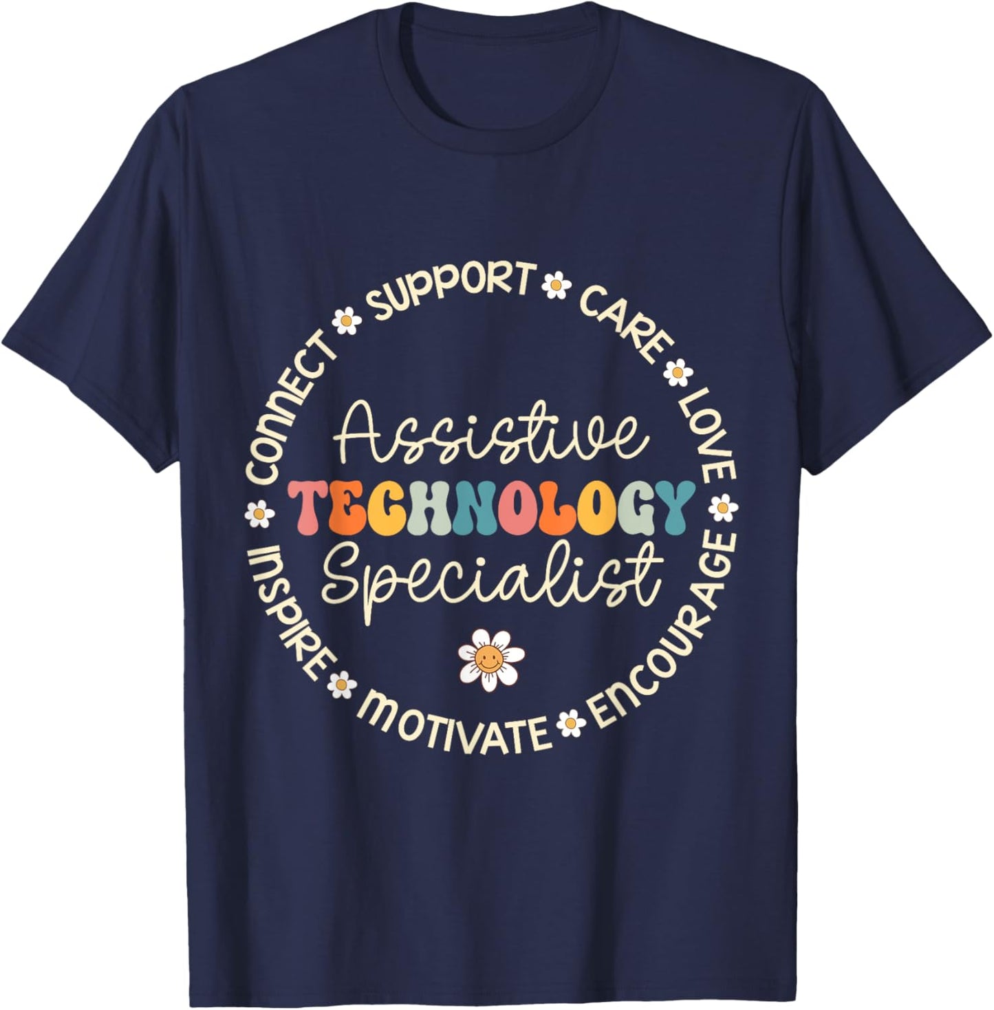 Assistive Technology Specialist Appreciation Back to School T-Shirt - T-Shirt | Navy