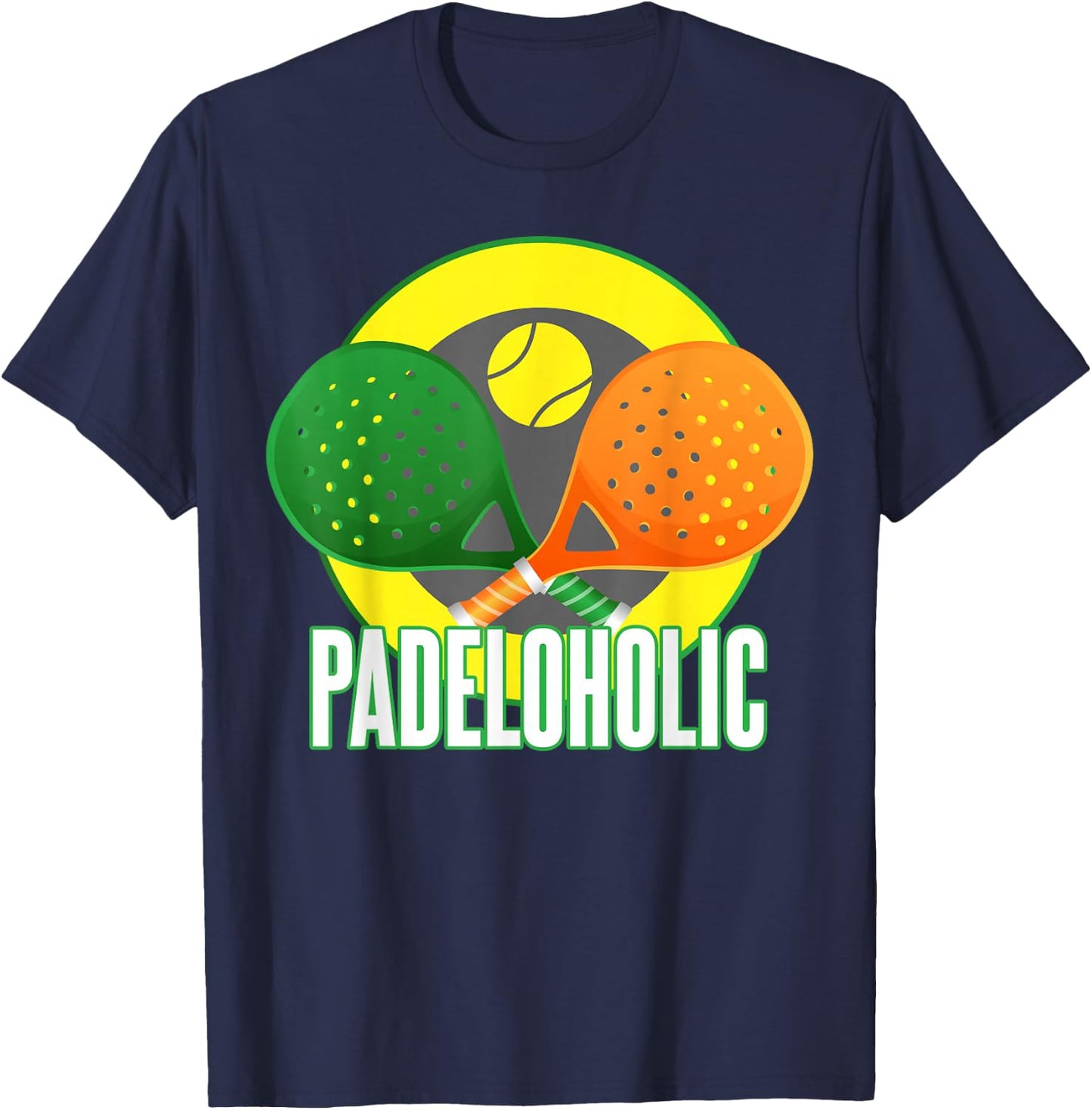 Padel Shirt Funny Padeloholic Padeleur Sport Padel Player T-Shirt - T-Shirt | Navy
