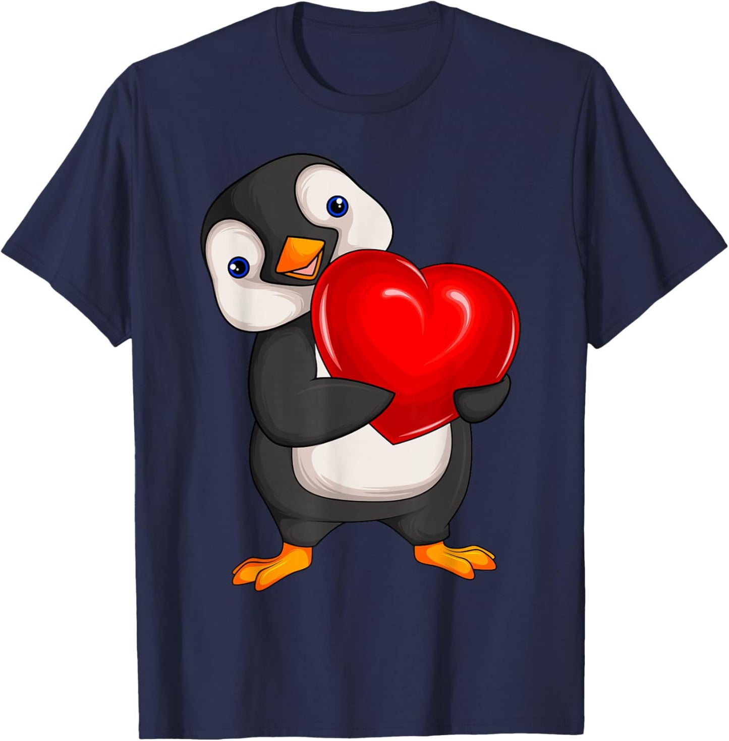 Penguin Women's Girls Children Penguin T-Shirt - T-Shirt | Navy