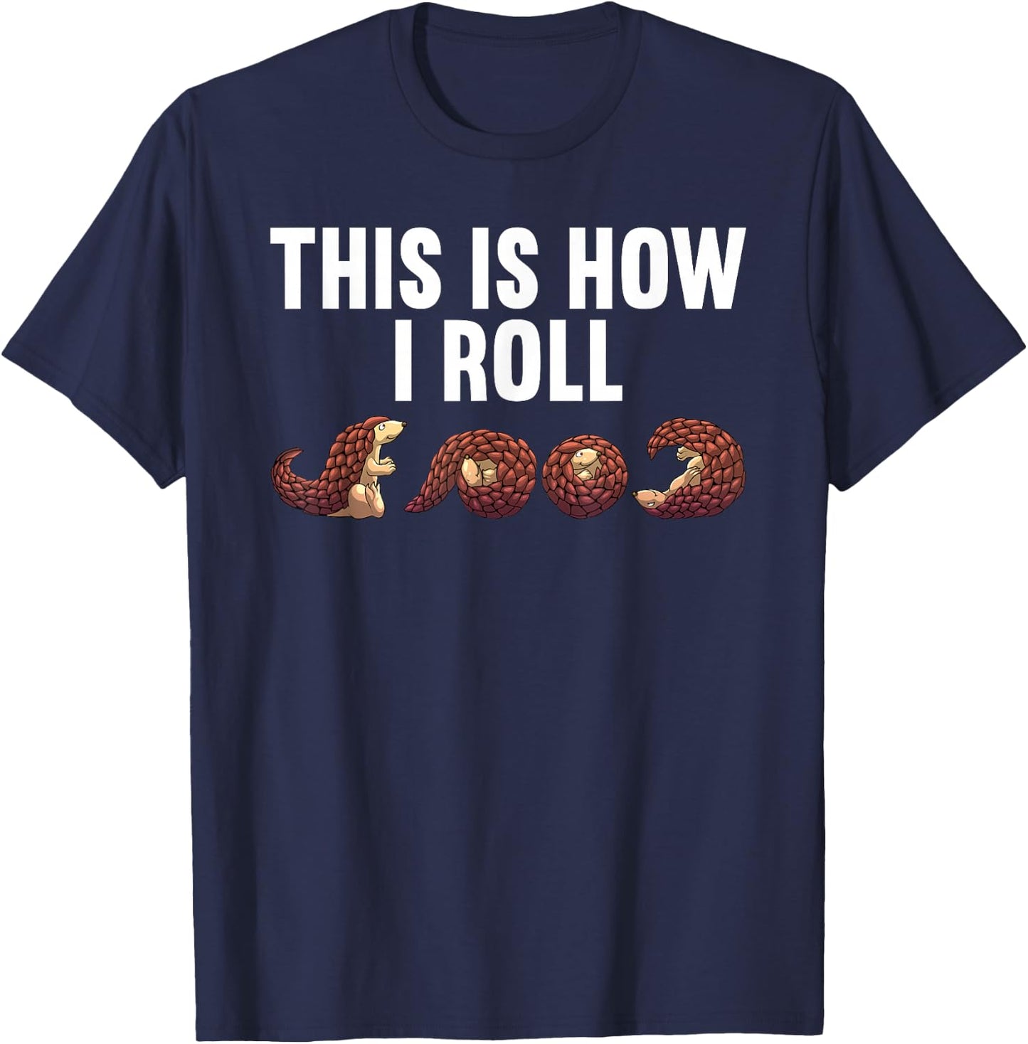 Best Pangolin Women Kids Wildlife Endangered Animal T-Shirt - T-Shirt | Navy