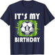8 Years Old Kids Soccer Player 8th Birthday Boy T-Shirt - T-Shirt | Navy