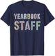 Vintage YEARBOOK STAFF Literary Club School Publication Edit T-Shirt - T-Shirt | Navy