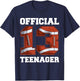 Football 13 Year Old Birthday Boy Shirt, Official Teenager T-Shirt - T-Shirt | Navy