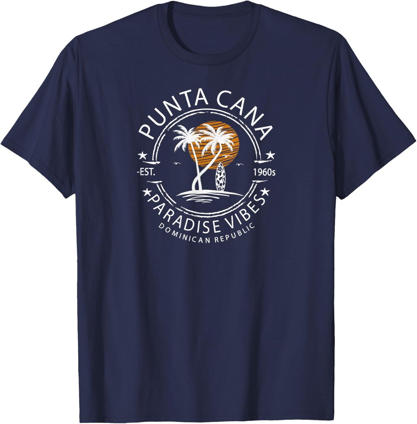 Punta Cana Vacation Dominican Republic Summer Paradise T-Shirt - T-Shirt | Navy