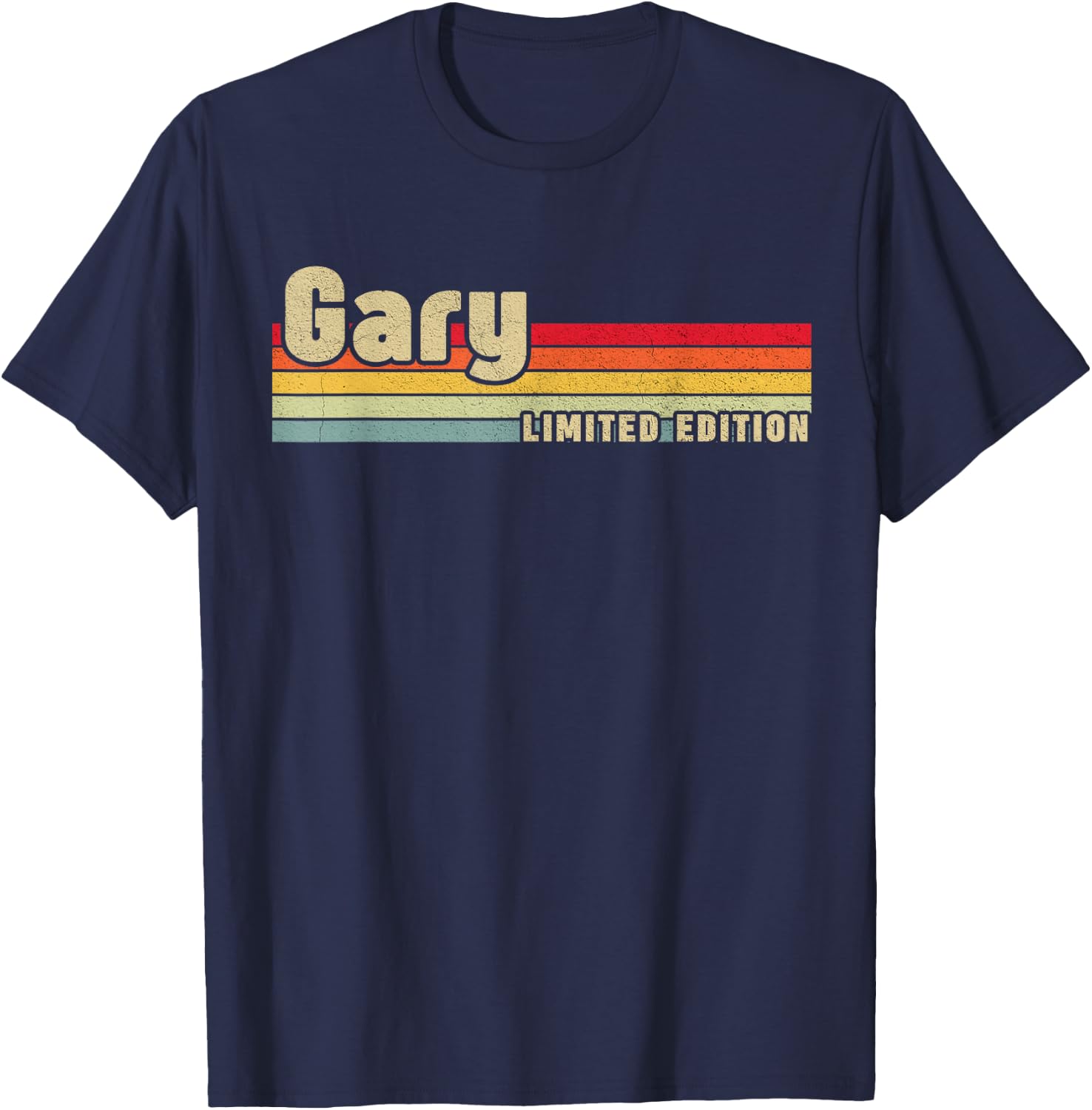 Gary Gift Name Personalized Birthday Funny Christmas T-Shirt - T-Shirt | Navy