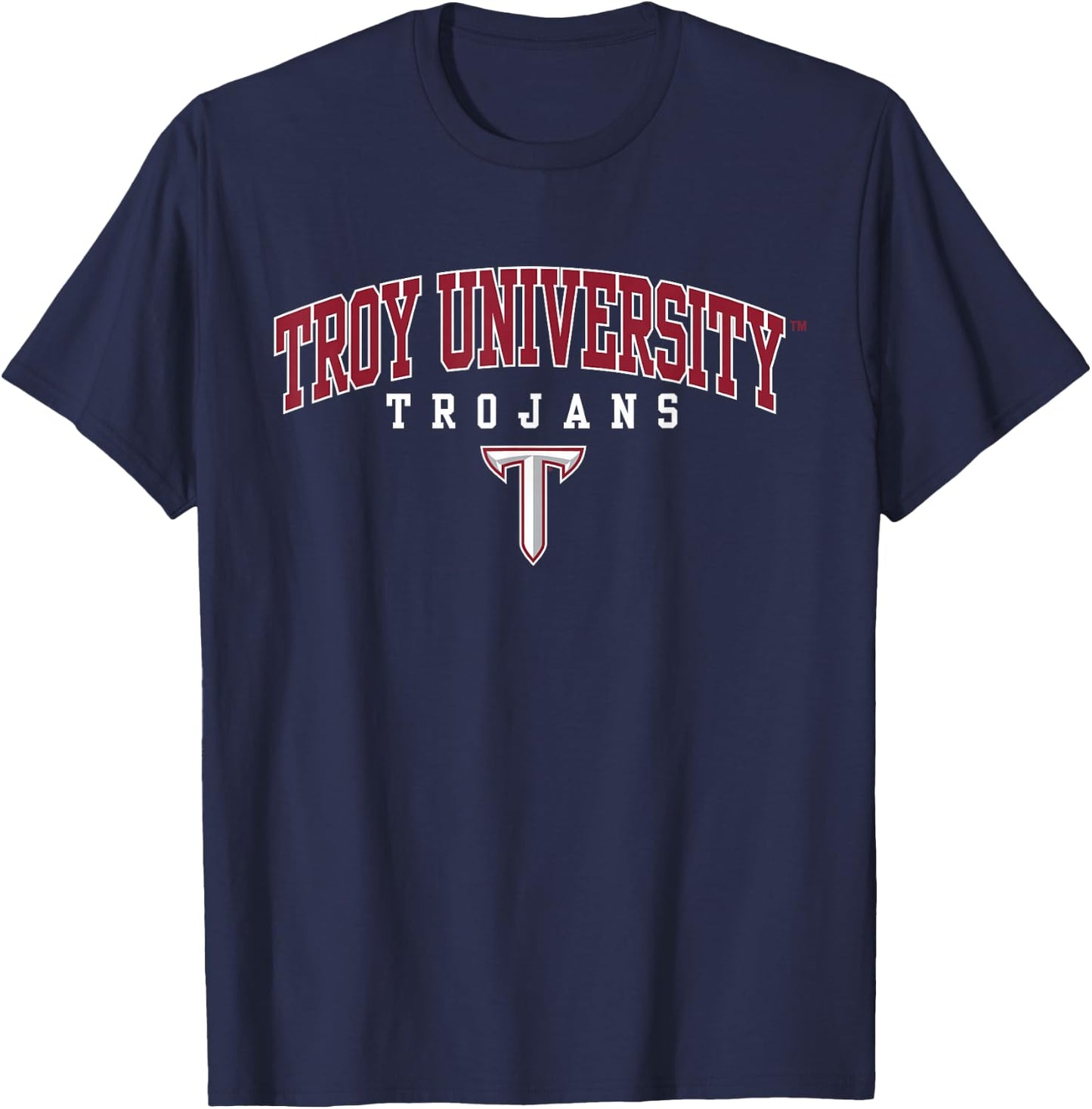 Troy University Trojans | Official NCAA Merch | NCAFTRY02 T-Shirt - T-Shirt | Navy