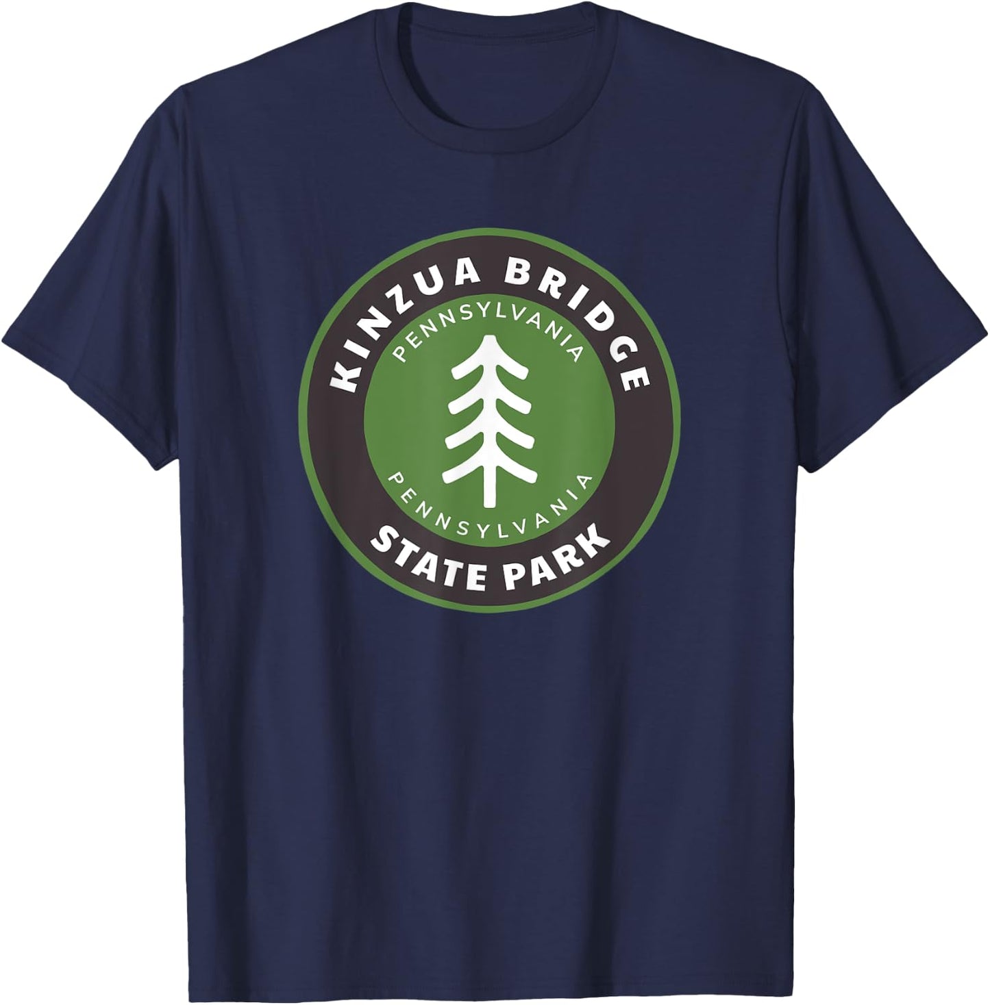 Kinzua Bridge State Park Pennsylvania PA Vacation Souvenir T-Shirt - T-Shirt | Navy