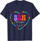 Cute BSN Nurse Appreciation Nursing School T-Shirt - T-Shirt | Navy