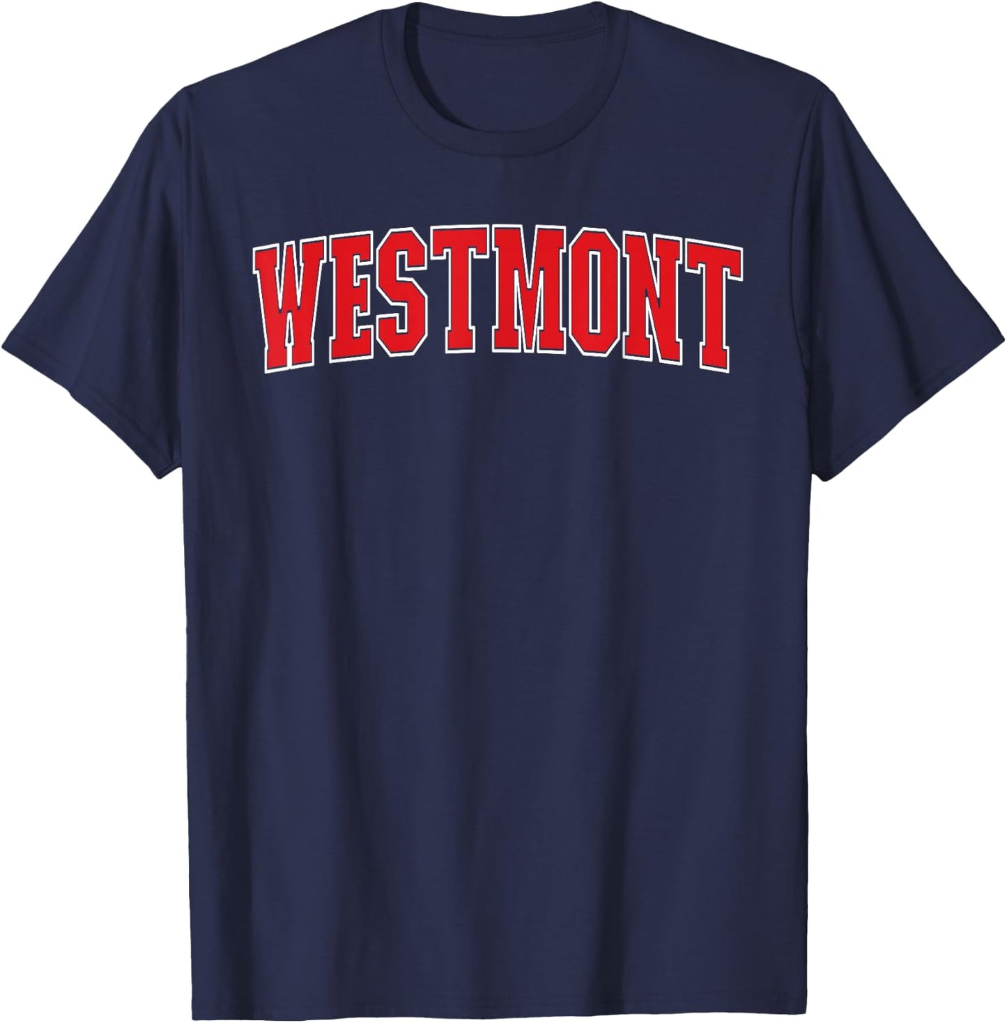 Westmont California Souvenir Trip College Style Text T-Shirt - T-Shirt | Navy