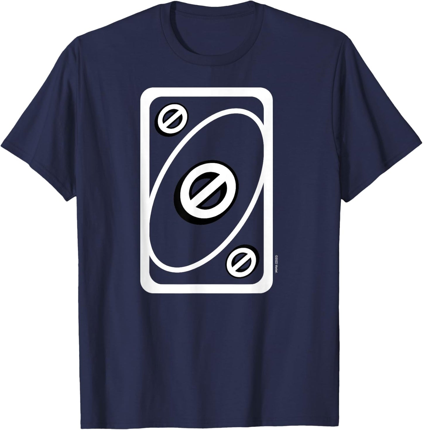 UNO - Blue Skip Card T-Shirt - T-Shirt | Navy