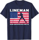 Football Lineman Because Quarterbacks Need Heroes Too T-Shirt - T-Shirt | Navy