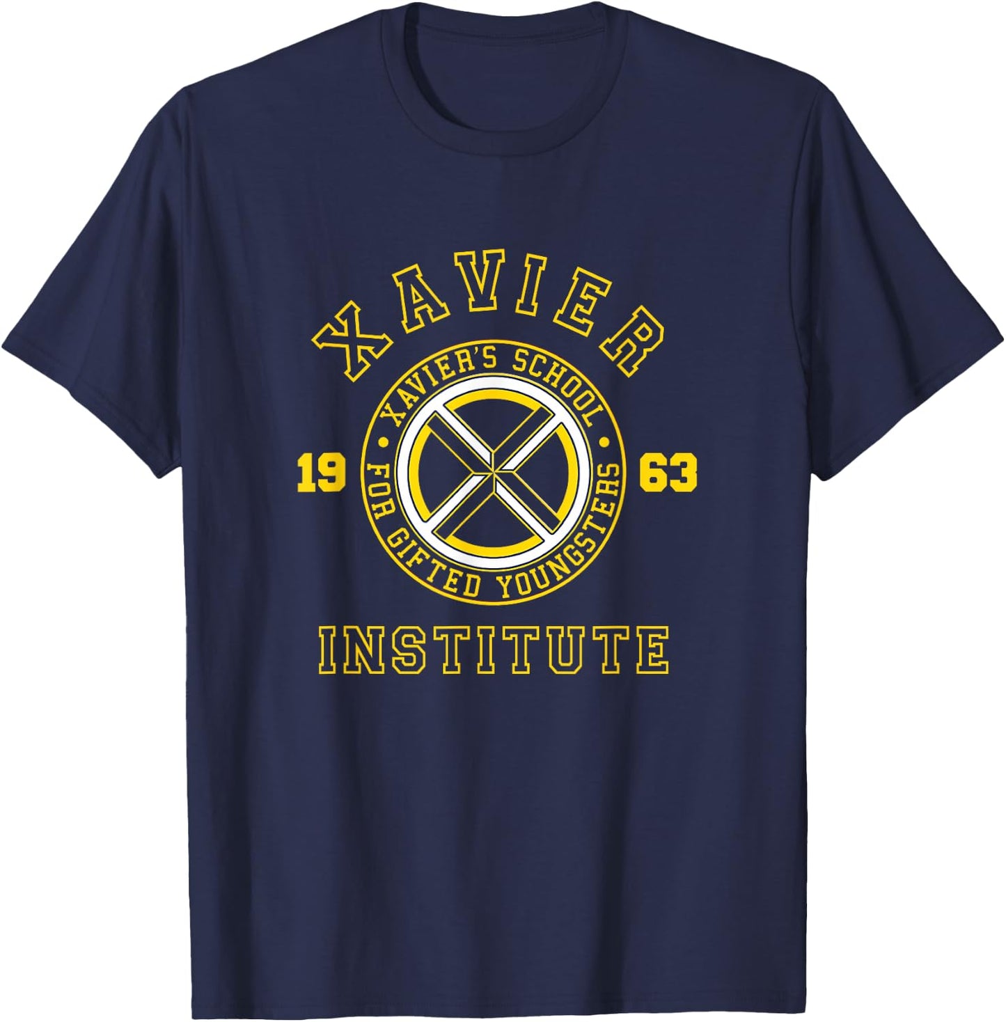 Marvel X-Men Xavier's School for Gifted Youngsters School T-Shirt - T-Shirt | Navy