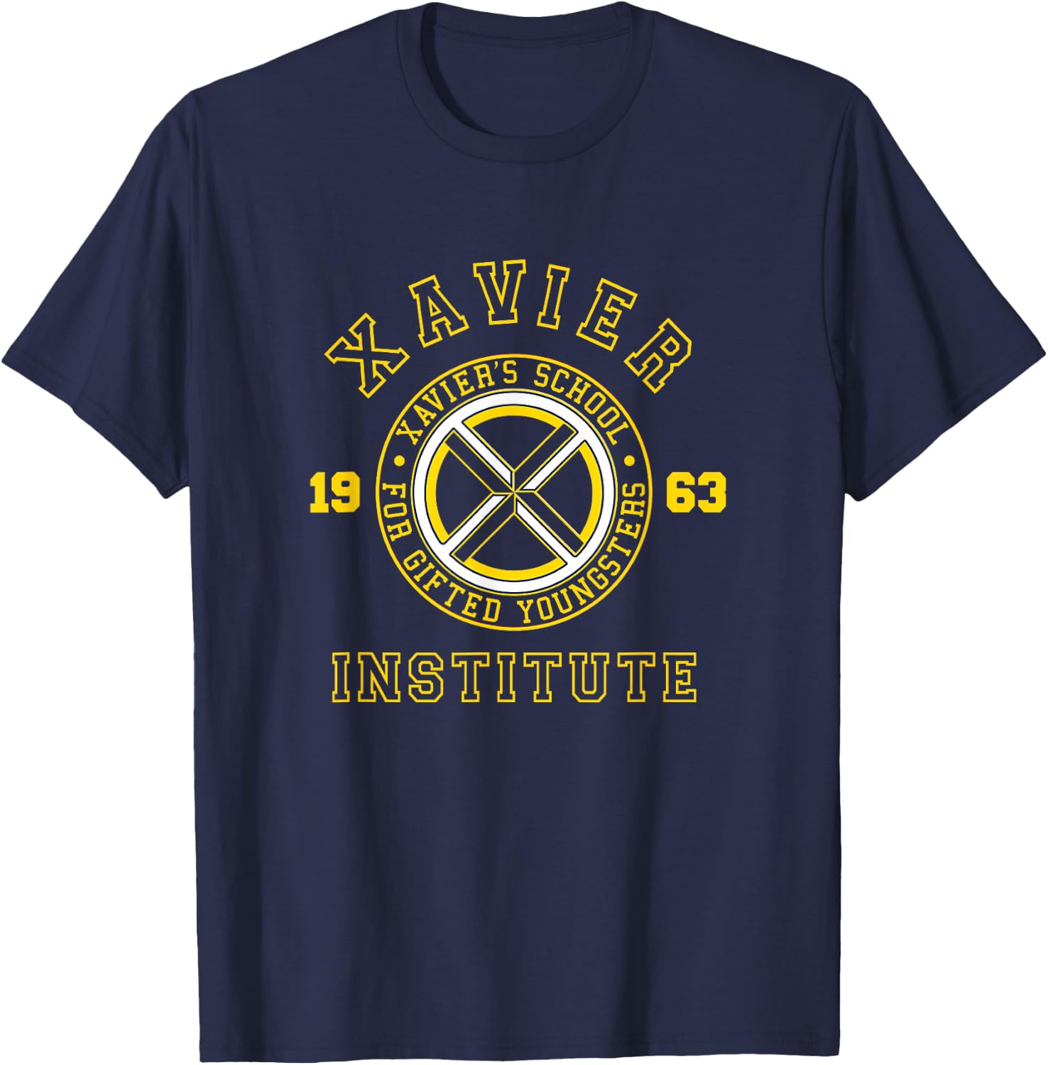 Marvel X-Men Xavier's School for Gifted Youngsters School T-Shirt - T-Shirt | Navy